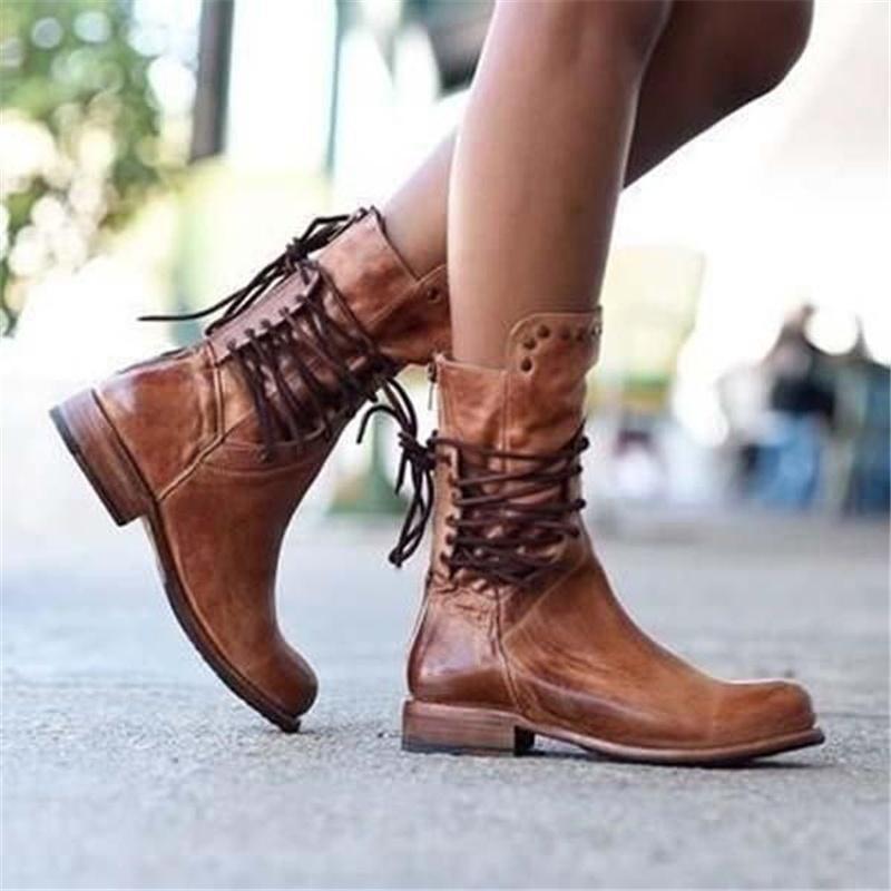 Noemi | Premium Lace-Up Boots