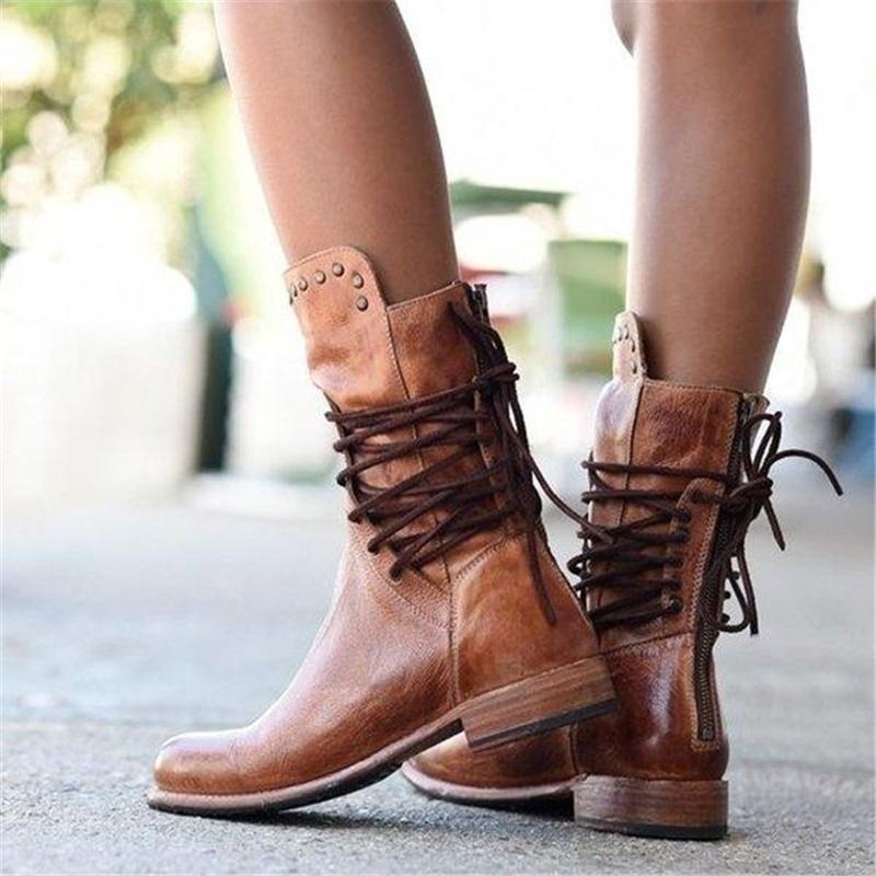 Noemi | Premium Lace-Up Boots