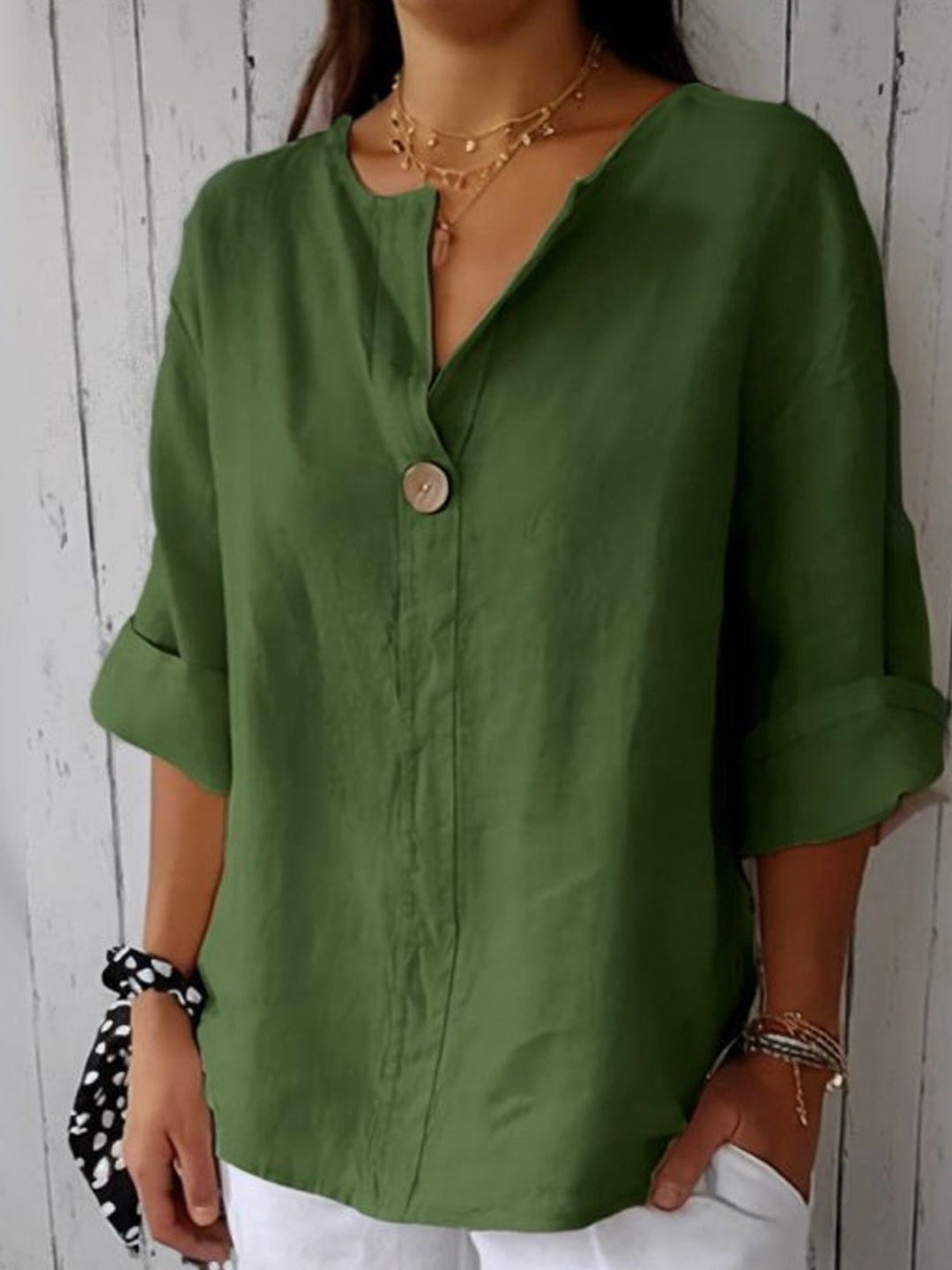 Bita™ | Casual Elegant V-neck Blouse