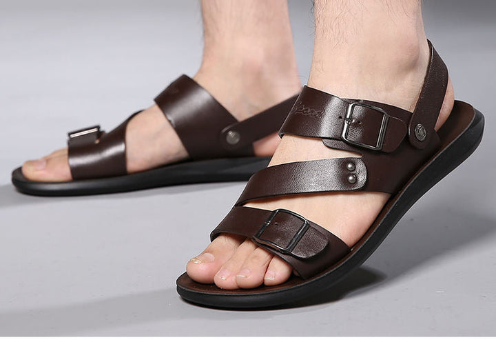 Elijah | Supportive Premium Leather Sandals