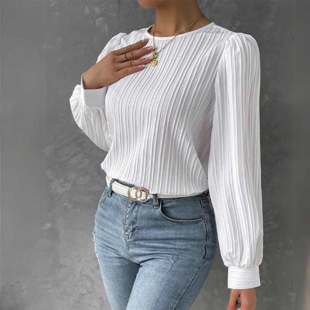 Selene | Casual Chic Solid Blouse