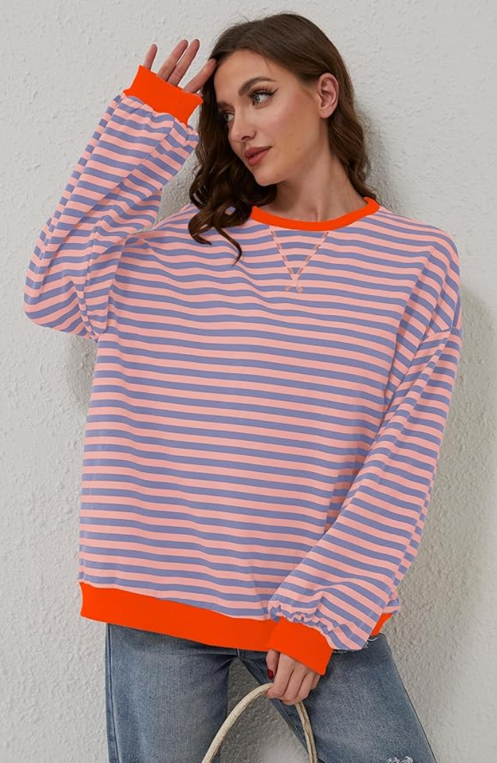 Amber™ | Casual Striped Pullover