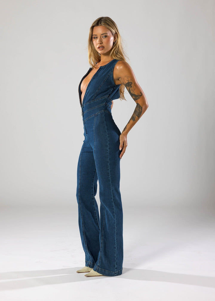 Ocean | Stylish Jeans Look Jumpsuit