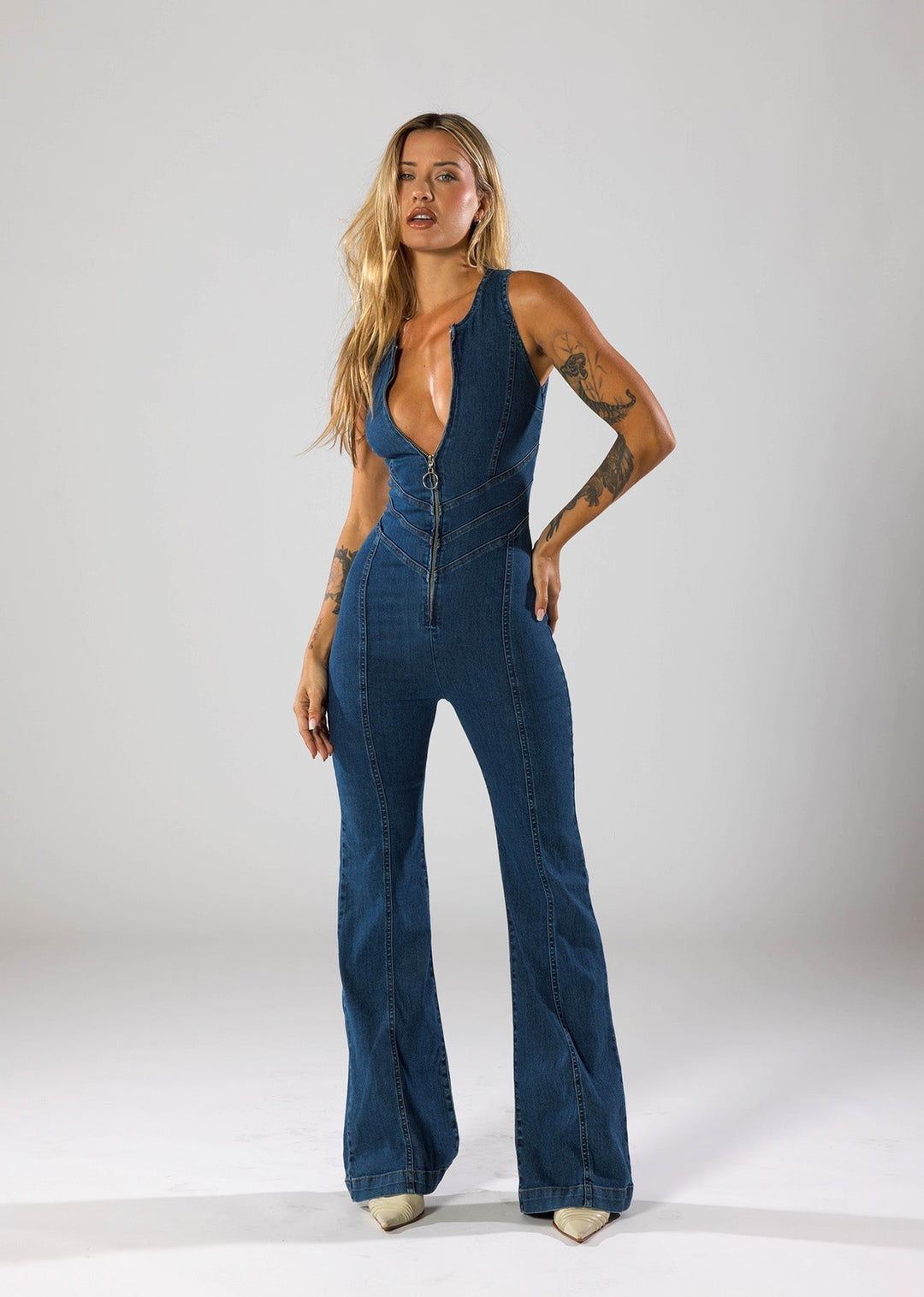 Ocean | Stylish Jeans Look Jumpsuit