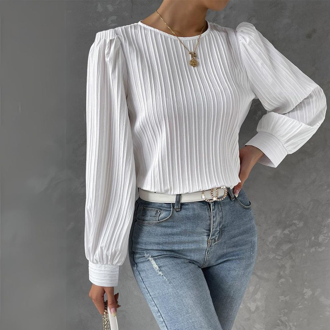 Selene | Casual Chic Solid Blouse