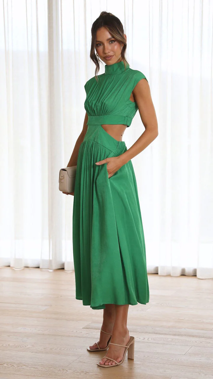 Madison™ | Elegant Cut-Out Waist Dress