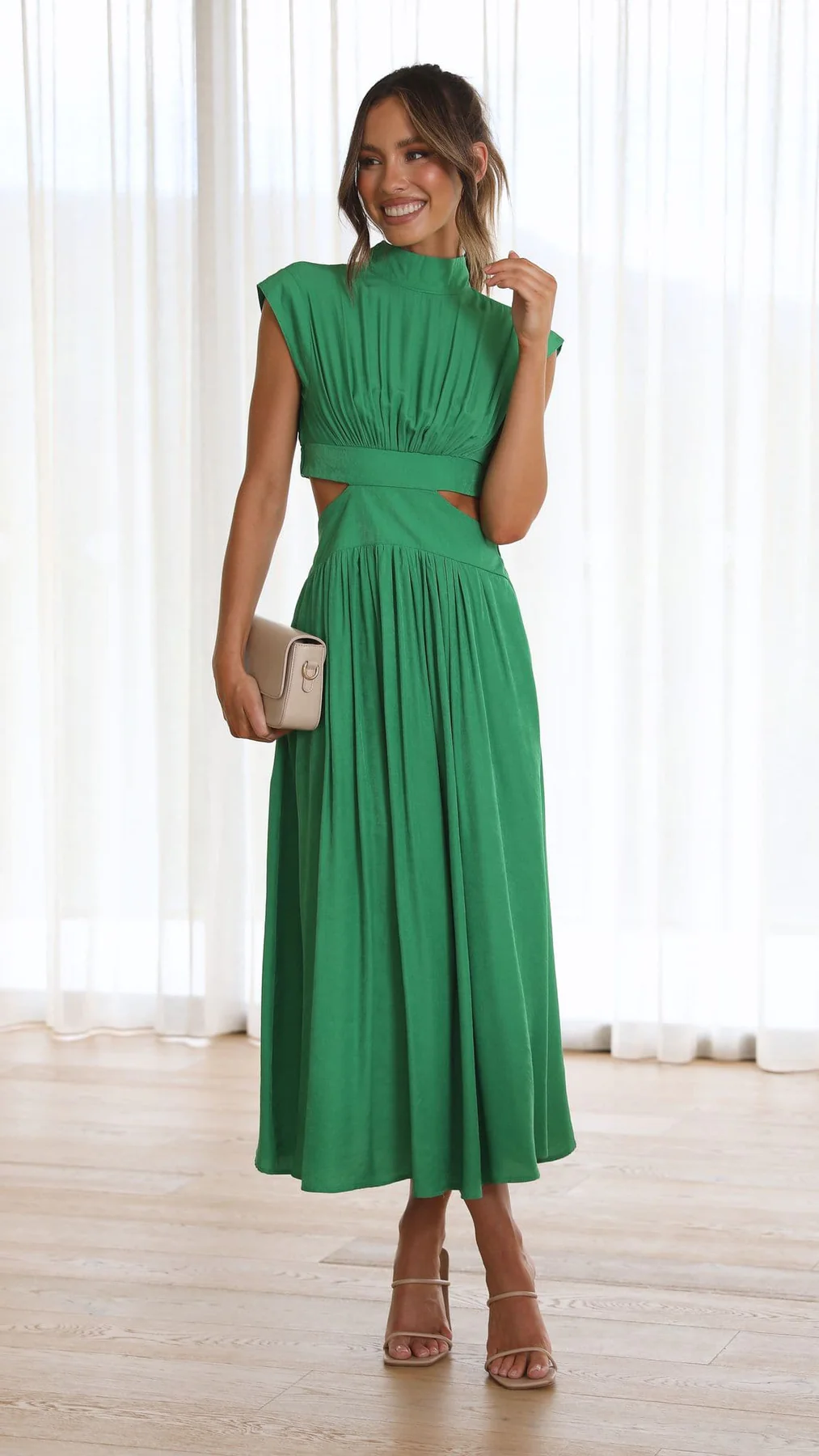 Madison™ | Elegant Cut-Out Waist Dress