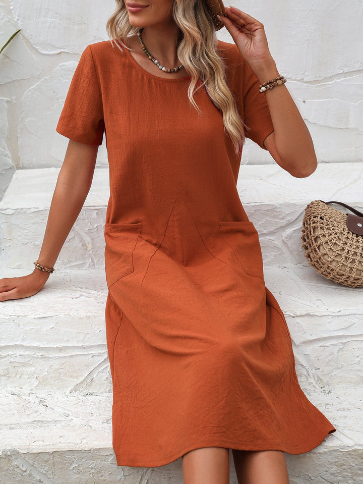 Louisa | Stylish Solid Colour Beach Dress