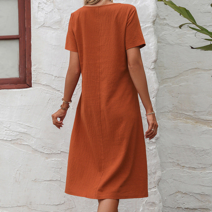 Louisa | Stylish Solid Colour Beach Dress