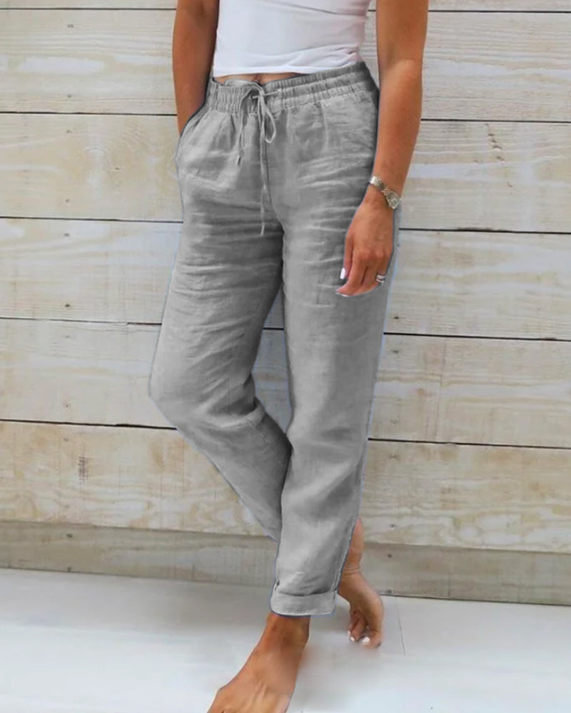 Charlie™ | Casual Chic Straight Trousers