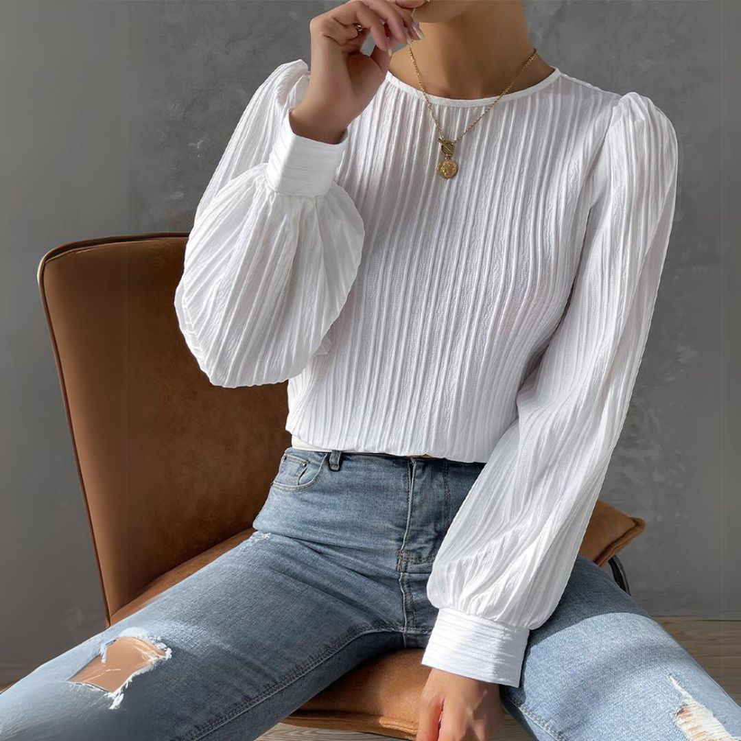 Selene | Casual Chic Solid Blouse