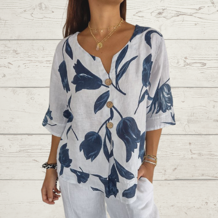 Clementine™️ | Casual Floral Elegant Women’s Shirt