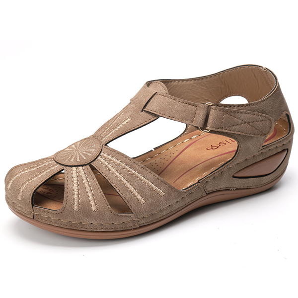 Vesta™ | Elegant Vintage Wedge Sandals