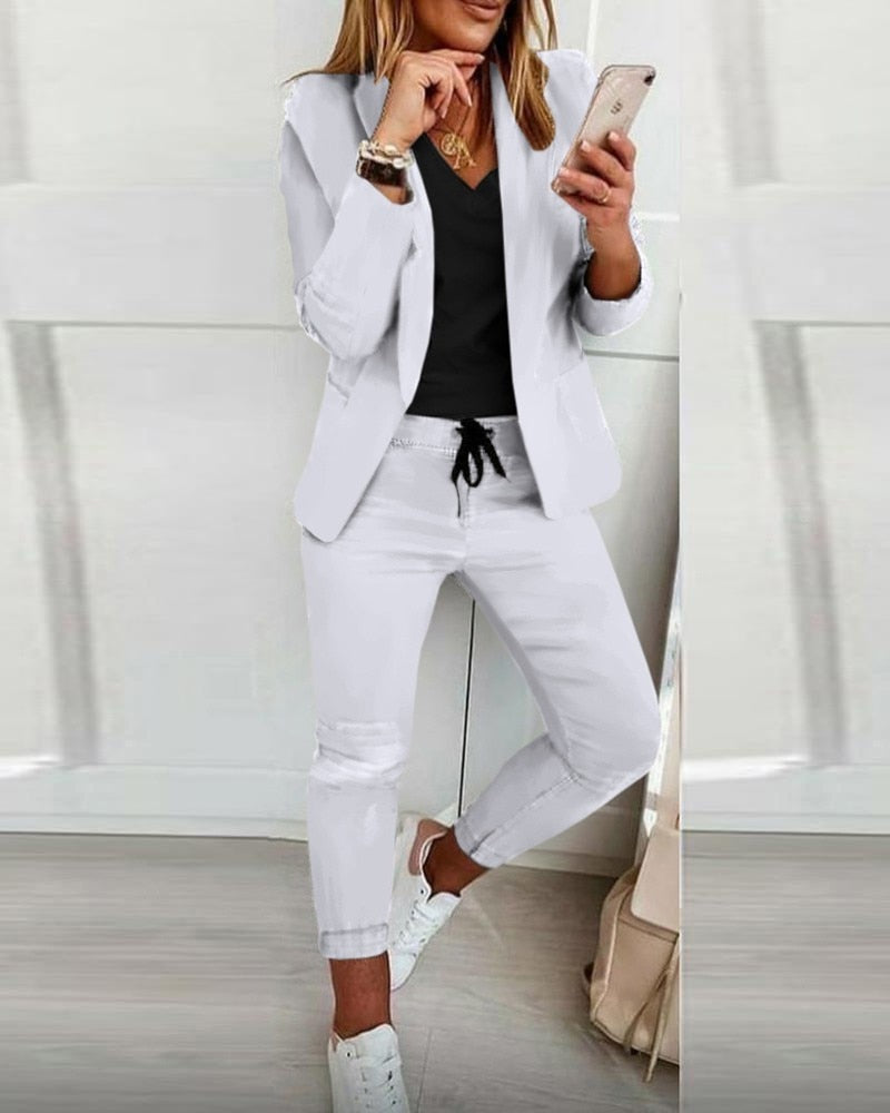 SIENNA™ | Elegant Blazer Set (Blazer+Pants)