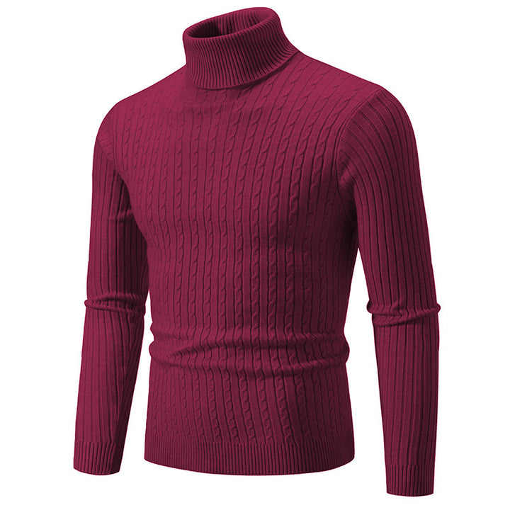 Cooper™️ | Ribbed One-Colour Turtleneck Sweater