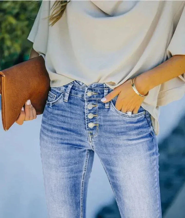 Fiona | Casual High Waisted Vintage Jeans