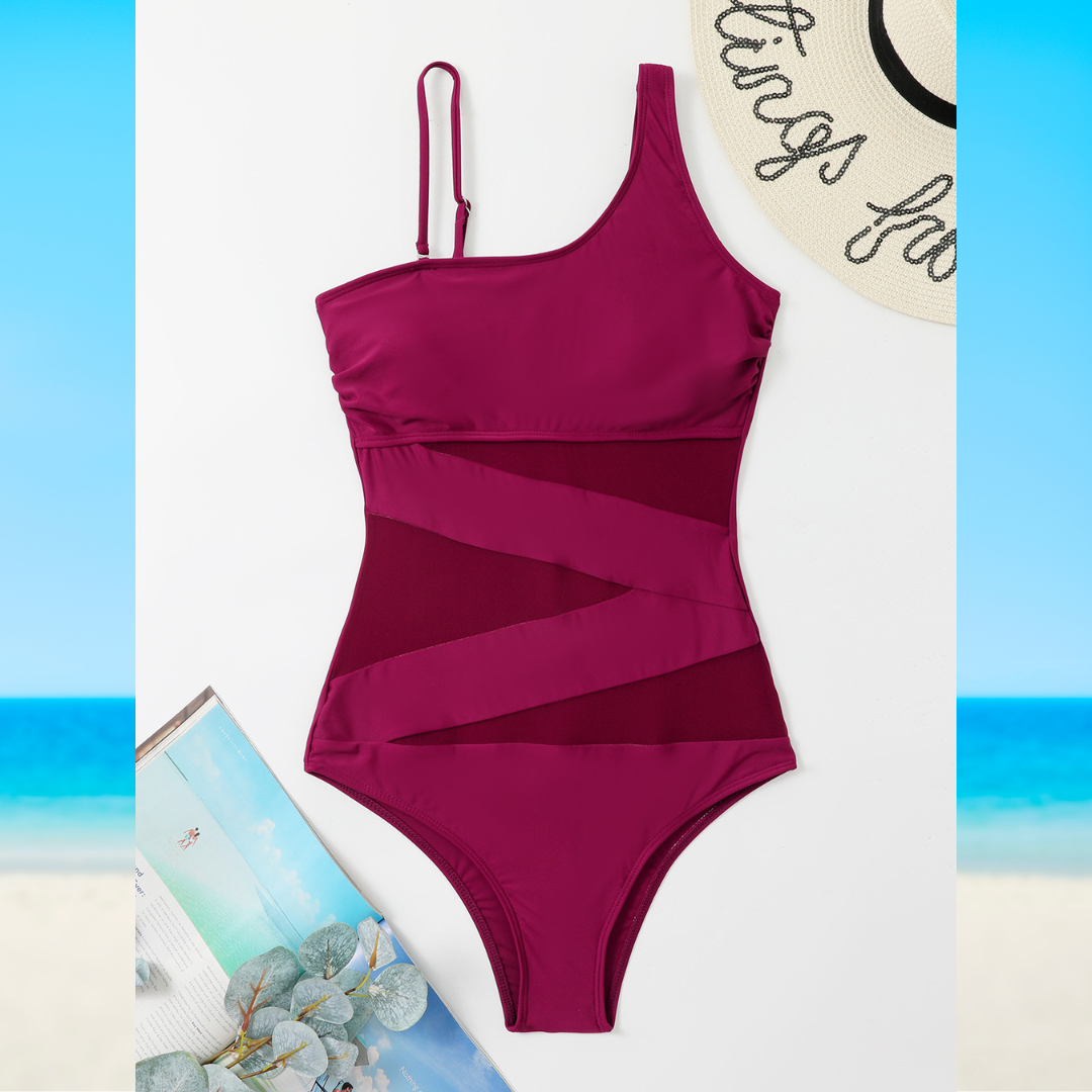 Lois™ | Chic Elegant Asymmetrical Swimsuit