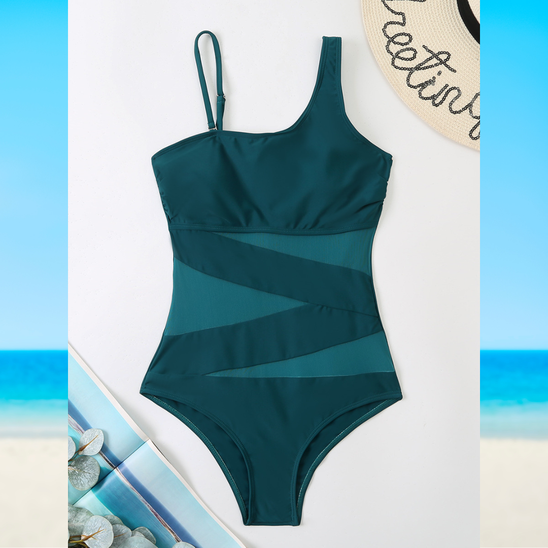 Lois™ | Chic Elegant Asymmetrical Swimsuit