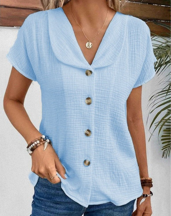 Ilona™ | Modern Chic Summer Blouse