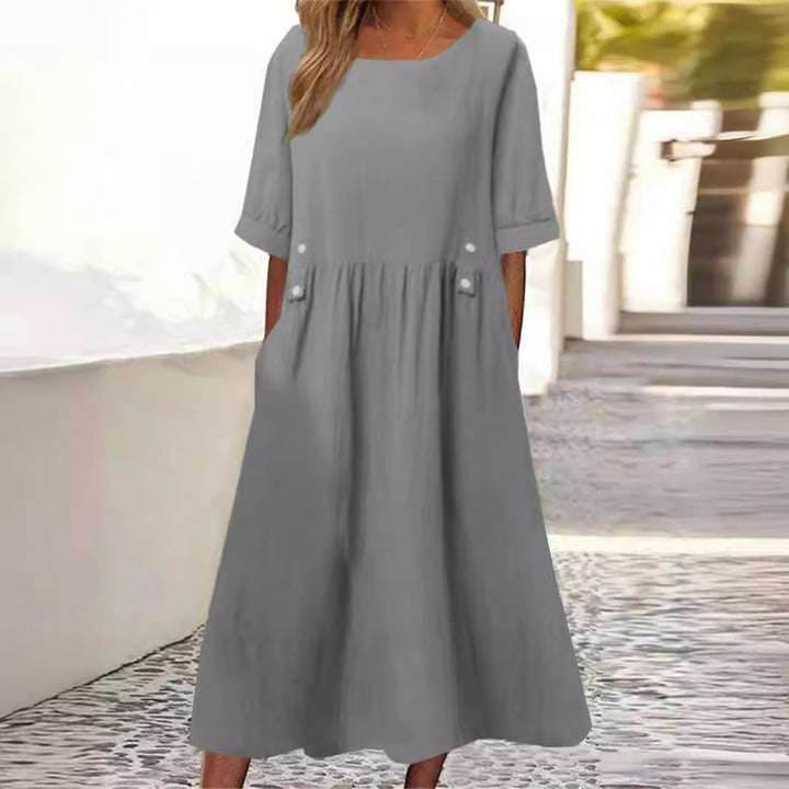 Jessa™ | Stylish Solid Colour Summer Dress