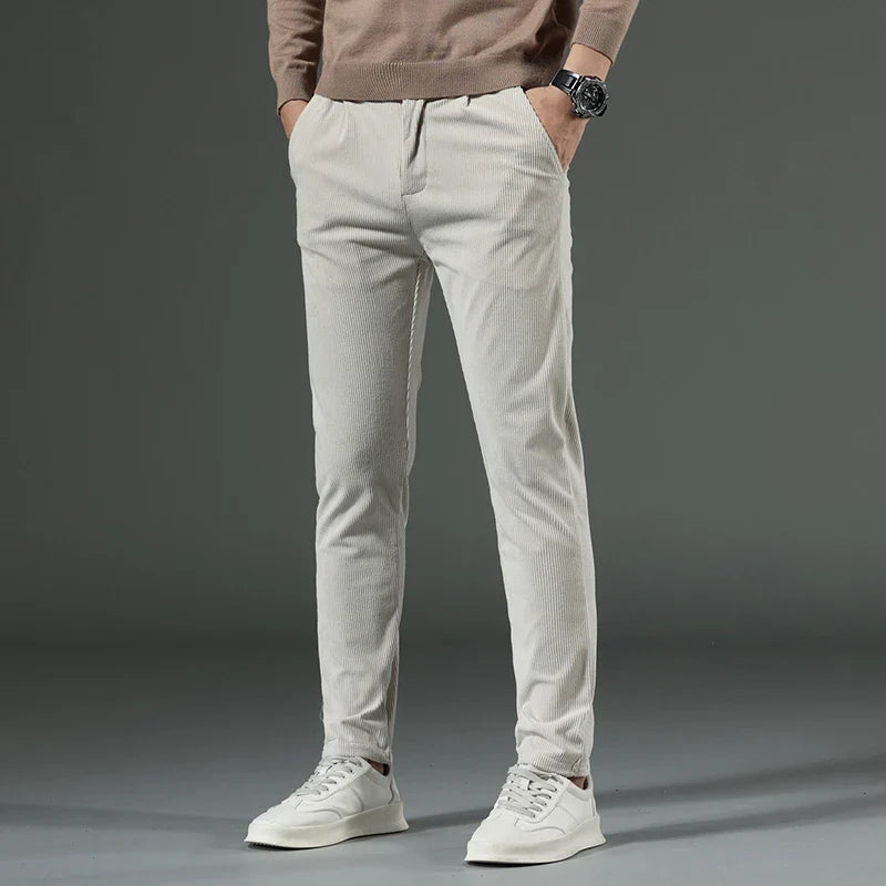 Wilson | Solid Colour Corduroy Trousers