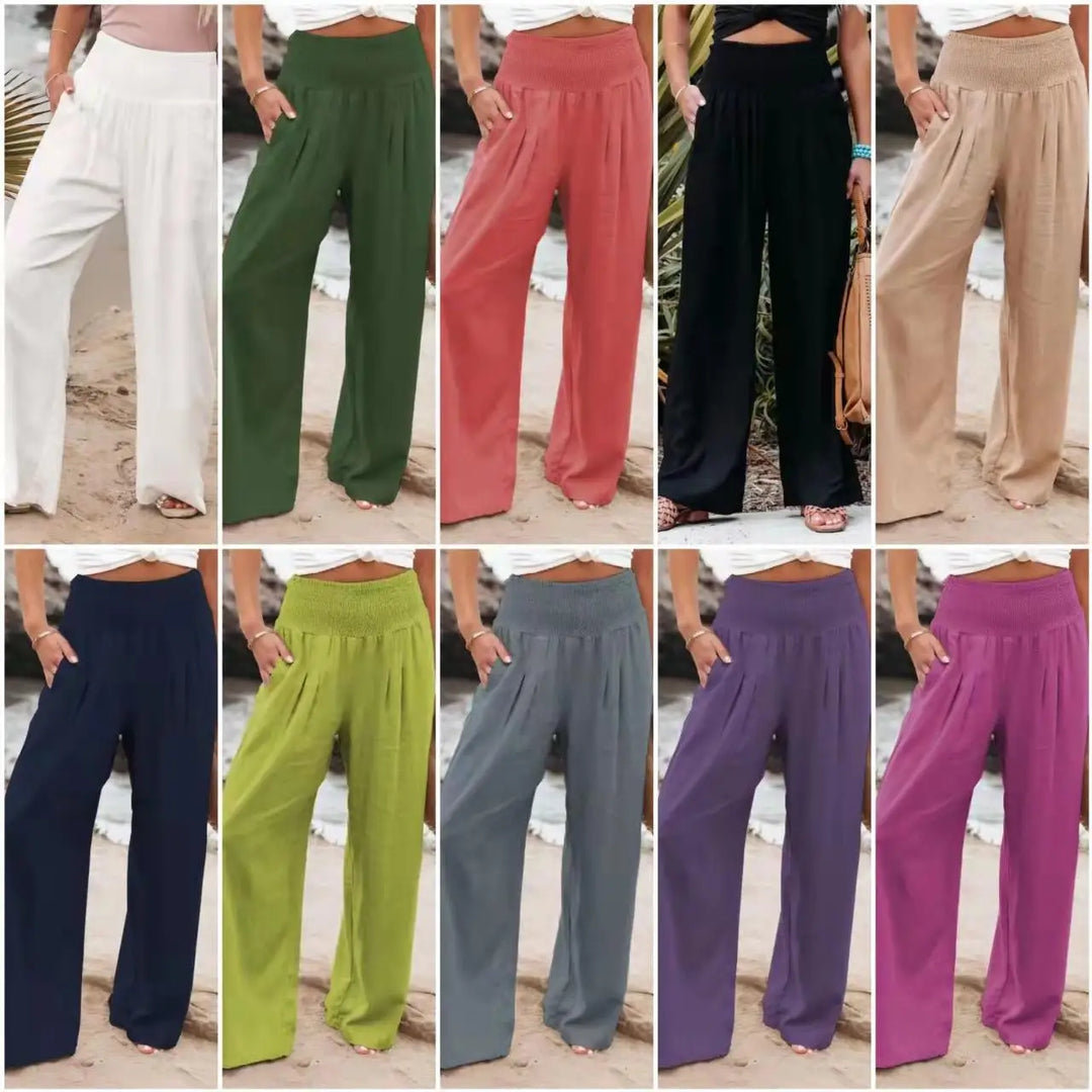 Lilah | Stylish Women's Cotton Pants - Comfortable with Every Step