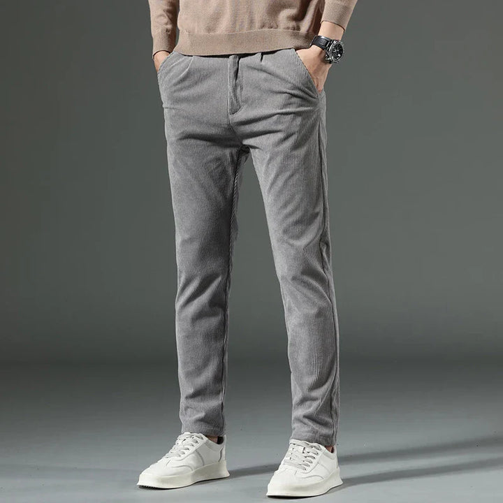 Wilson | Solid Colour Corduroy Trousers