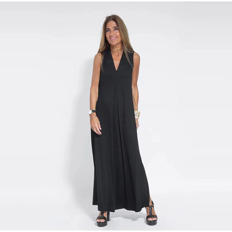 Katherine | Elegant Long Maxi Dress with Matching One-Colour Cardigan