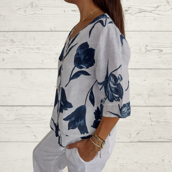 Clementine™️ | Casual Floral Elegant Women’s Shirt