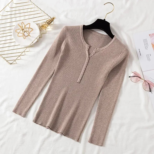 Oriana | Cozy Casual V-Neck Sweater