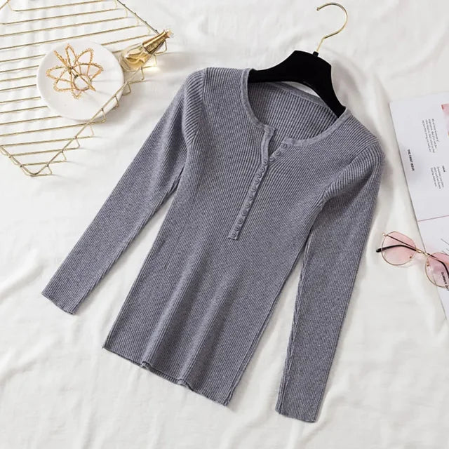 Oriana | Cozy Casual V-Neck Sweater