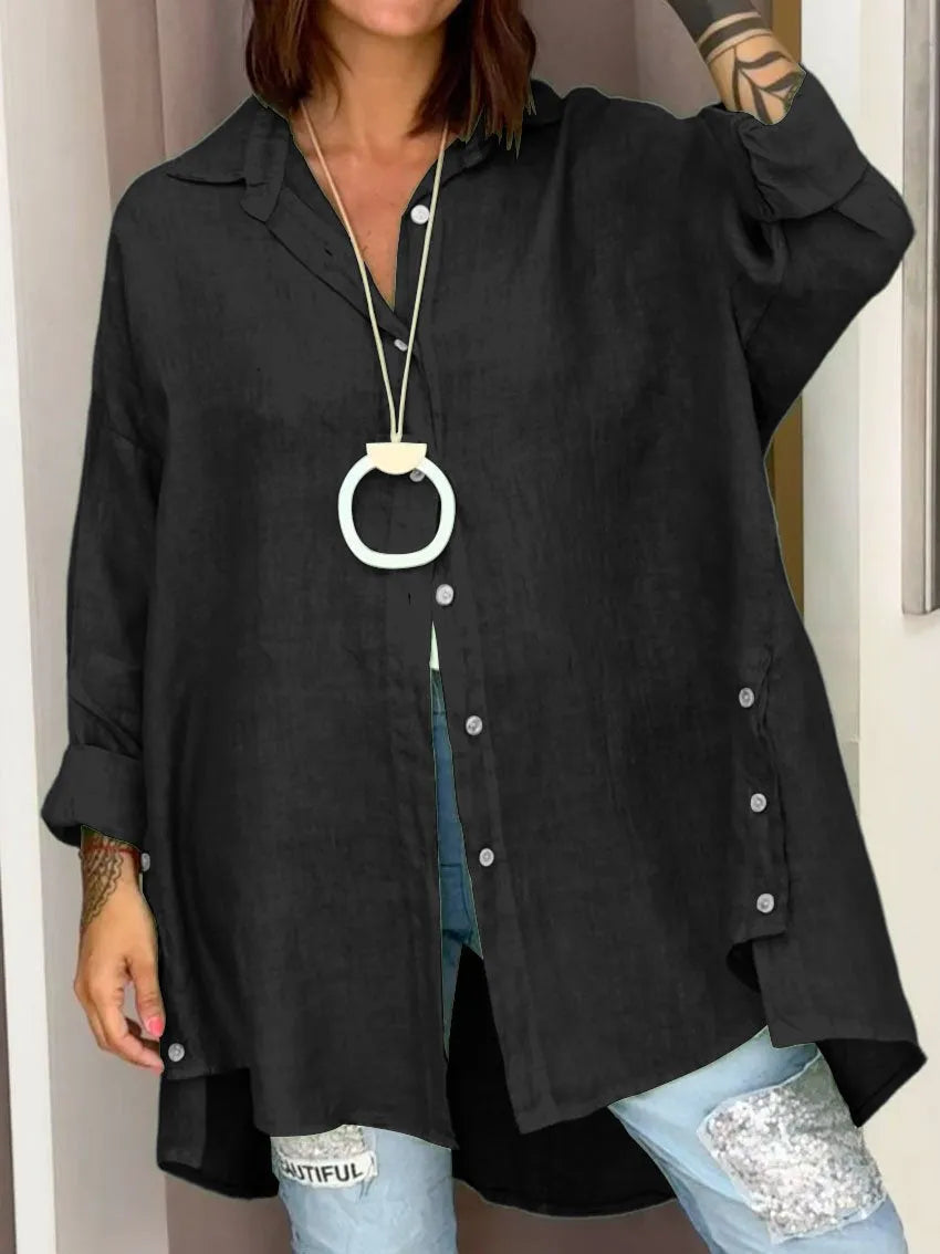 Lenore | Casual Oversized Button Shirt