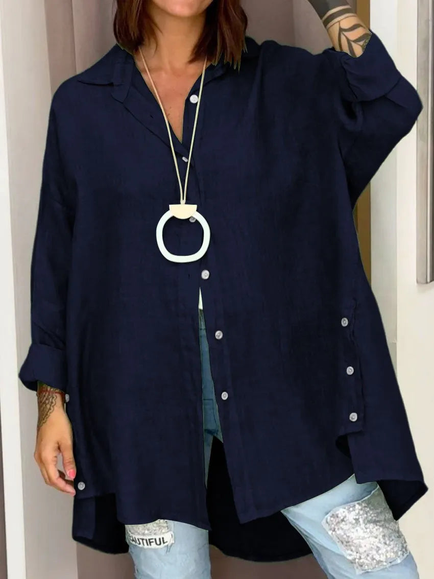 Lenore | Casual Oversized Button Shirt