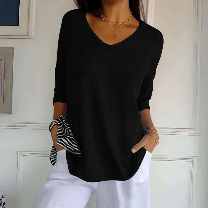 Flavia | Elegant Casual Knitted Shirt