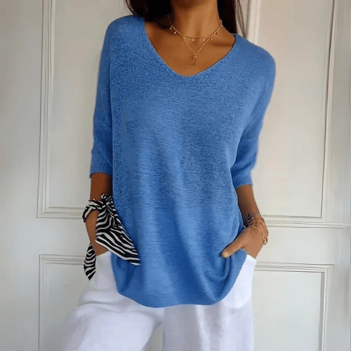 Flavia | Elegant Casual Knitted Shirt