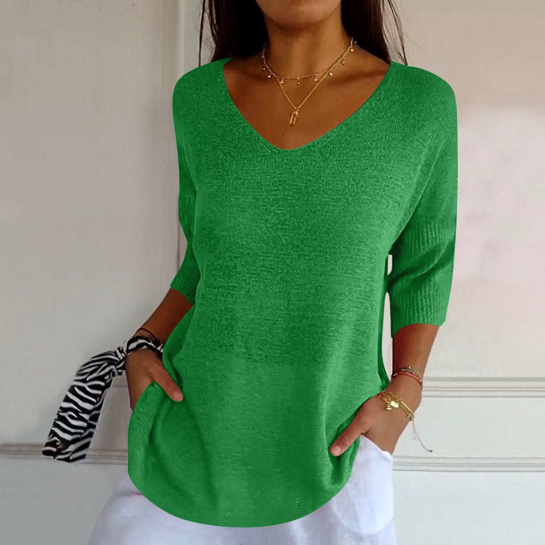 Flavia | Elegant Casual Knitted Shirt