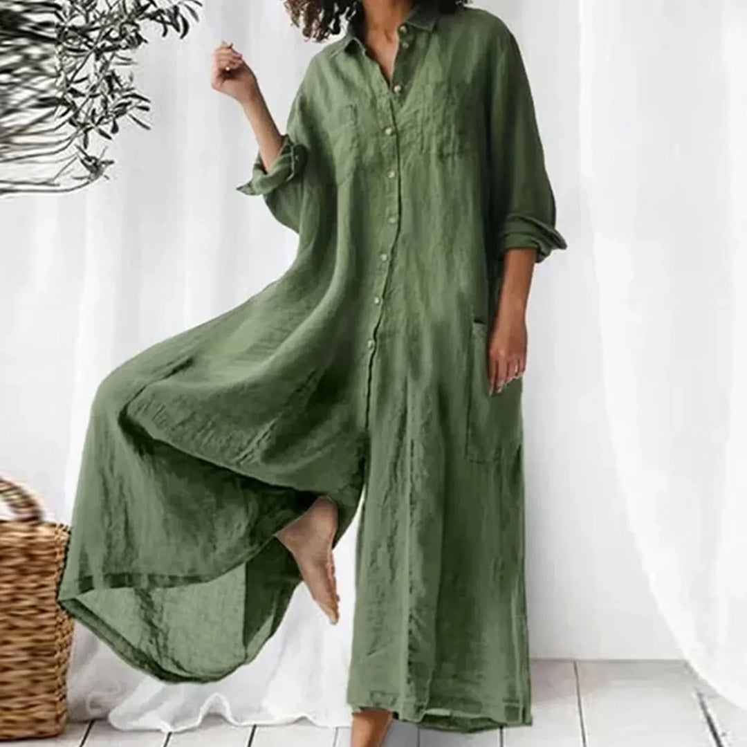 Hadley | One-Colour Boho Loose Jumpsuit