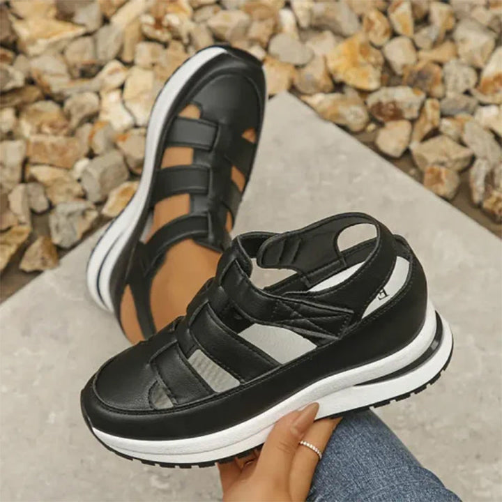 Valerie™ | High Sole-Closed-Toe Sneaker Sandals