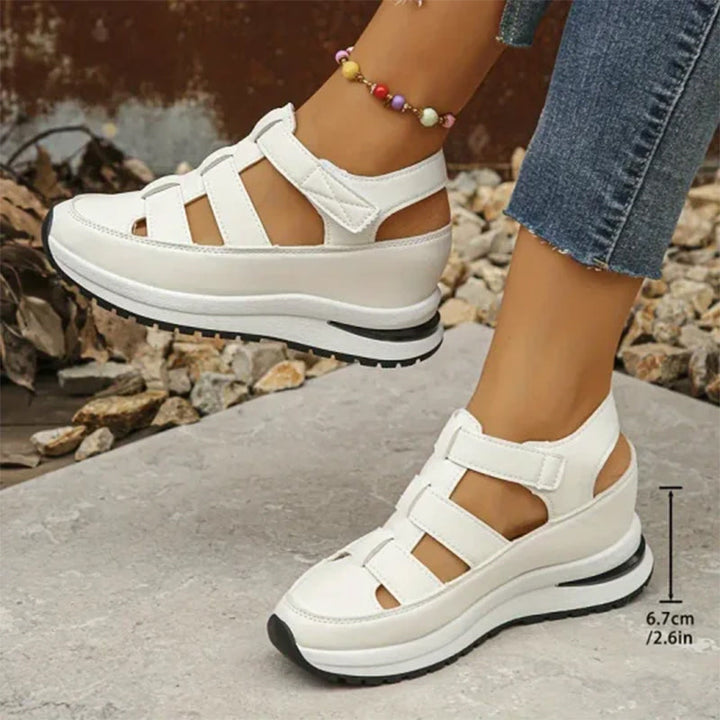 Valerie™ | High Sole-Closed-Toe Sneaker Sandals